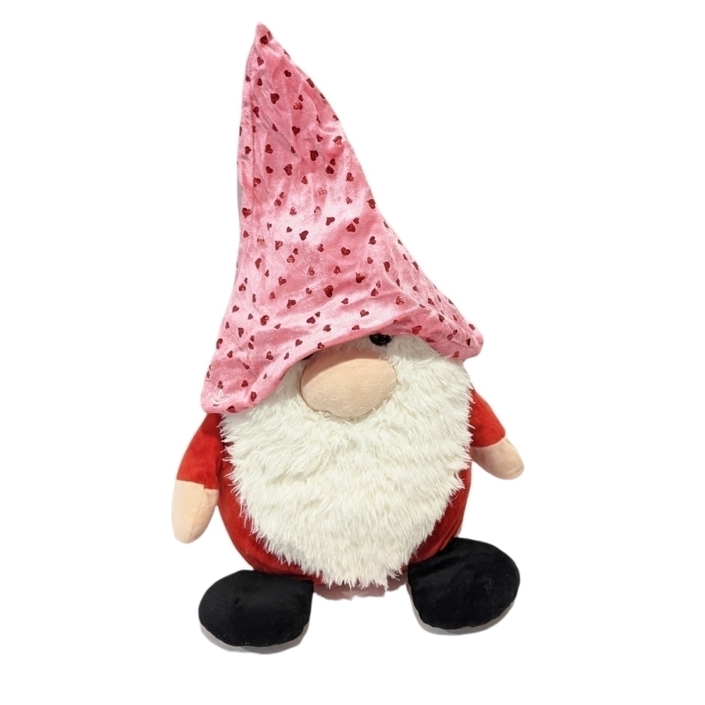 2/$20 The Gnomlins Big Heart Gnom Plush 18” Red